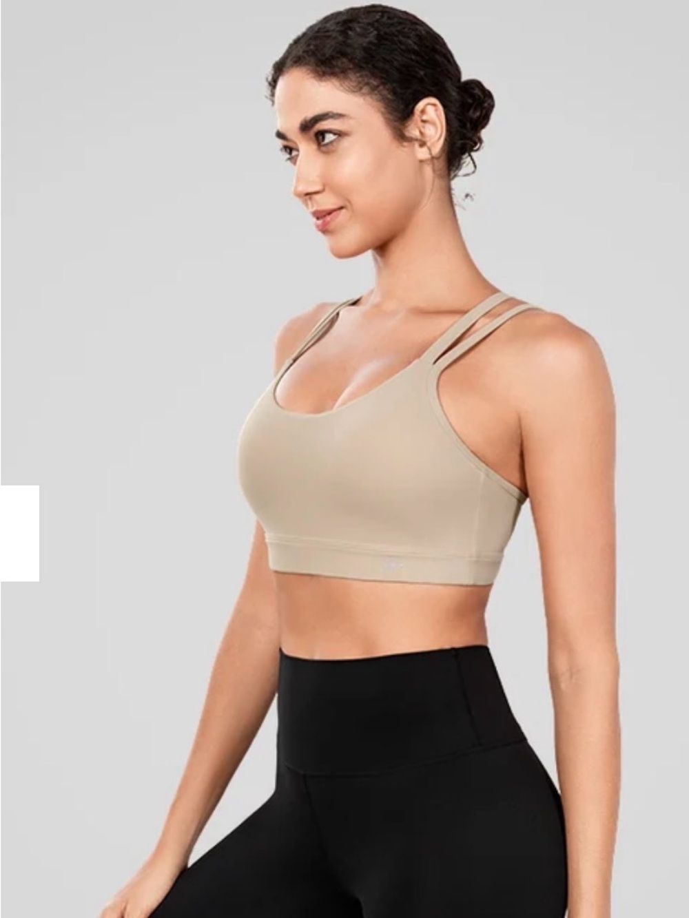 Echo™ Long Double Cross Straps Padded Yoga Bra
